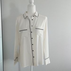 RW&co white blouse
